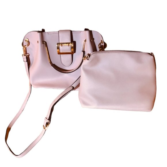 NWOT-Satchel & Crossbody light pink - matching set - Picture 1 of 10